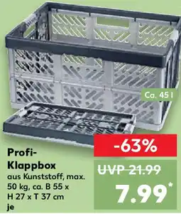 Kaufland Profi Klappbox Angebot