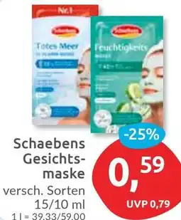 Budni Schaebens Gesichtsmaske Angebot