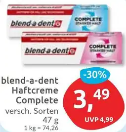Budni blend-a-dent Haftcreme Complete Angebot