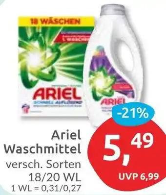 Budni Ariel Waschmittel Angebot