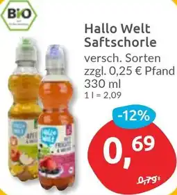 Budni Hallo Welt Saftschorle Angebot