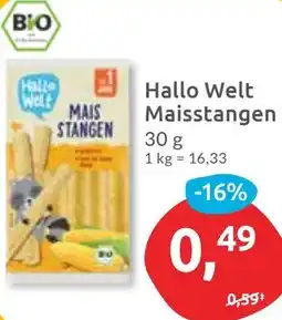 Budni Hallo Welt Maisstangen Angebot