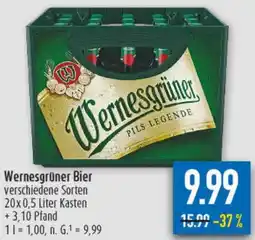 diska Wernesgrüner Bier Angebot