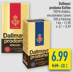 diska Dallmayr prodomo Kaffee Angebot
