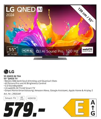 MediaMarkt Lg 55 qned 86 t6a Angebot