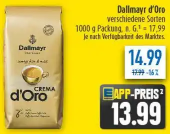 diska Dallmayr d'Oro Angebot