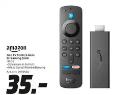 MediaMarkt Amazon fire tv stick (3.gen) streaming stick Angebot