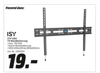 MediaMarkt Isy itv-1300 tv wandhalterung Angebot