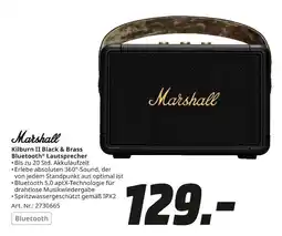 MediaMarkt Marshall kilburn ii black & brass bluetooth lautsprecher Angebot