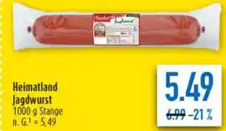 diska Heimatland Jagdwurst Angebot