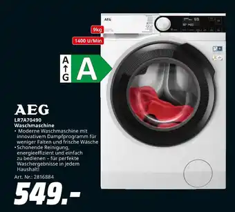 MediaMarkt Aeg lr7a70490 waschmaschine Angebot