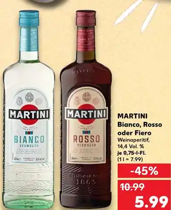 Kaufland Martini bianco Angebot