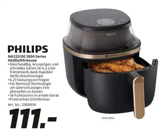 MediaMarkt Philips na332/00 3000 series heißluftfritteuse Angebot