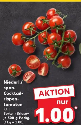 Kaufland Cocktail-rispentomaten Angebot