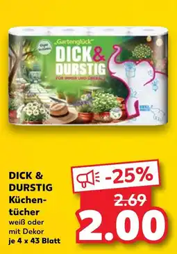 Kaufland Gartenglück dick & durstig küchentücher Angebot