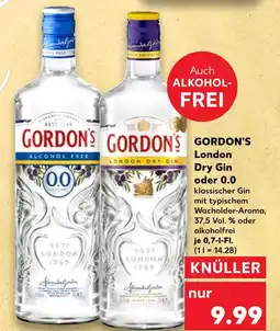 Kaufland Gordon's london dry gin Angebot