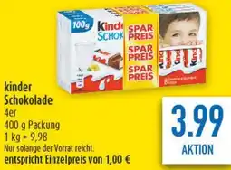 diska Kinder Schokolade Angebot