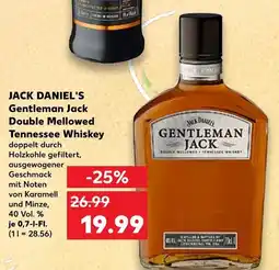 Kaufland Jack daniel's gentleman jack double mellowed tennessee whiskey Angebot