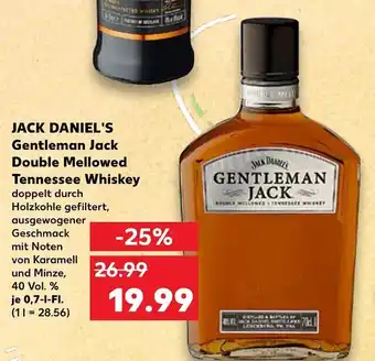 Kaufland Jack daniel's gentleman jack double mellowed tennessee whiskey Angebot