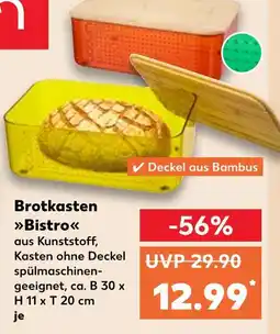 Kaufland Brotkasten bistro Angebot