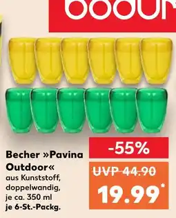 Kaufland Bodum becher pavina outdoor Angebot