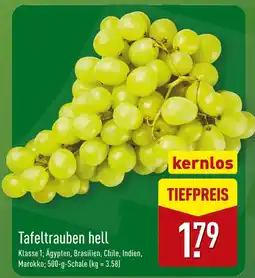 Aldi Nord Tafeltrauben hell Angebot