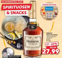 Kaufland Hennessy cognac very special Angebot