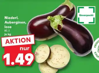 Kaufland Niederl. auberginen, lose Angebot