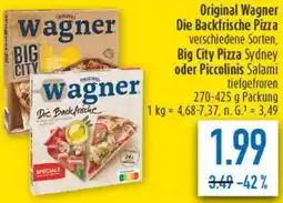 diska Original Wagner Die Backfrische Pizza, Big City Pizza oder Piccolinis Angebot