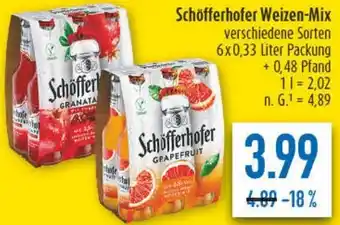 diska Schöfferhofer Weizen-Mix Angebot