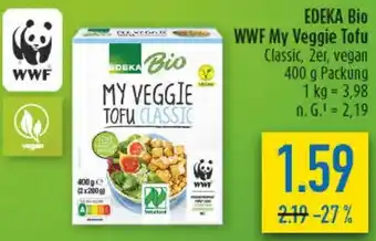 diska EDEKA Bio WWF My Veggie Tofu Angebot