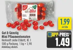 diska Gut & Günstig Mini Pflaumentomaten Angebot