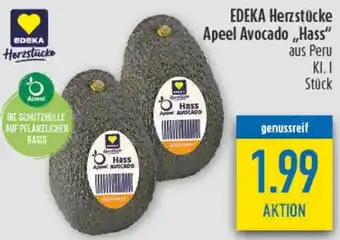 diska EDEKA Herzstücke Apeel Avocado ,,Hass" Angebot
