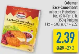 diska Coburger Back-Camembert Angebot