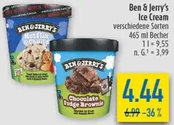 diska Ben & Jerry's Ice Cream Angebot