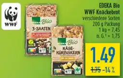 diska EDEKA Bio WWF Knäckebrot Angebot