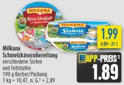 diska Milkana Schmelzkäsezubereitung Angebot