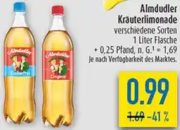 diska Almdudler Kräuterlimonade Angebot