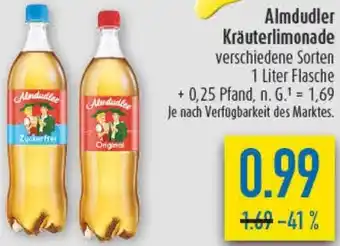 diska Almdudler Kräuterlimonade Angebot