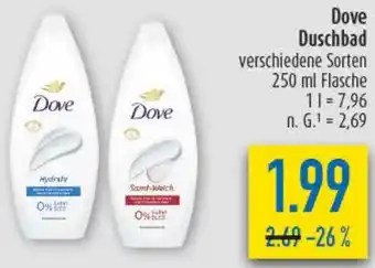 diska Dove Duschbad Angebot