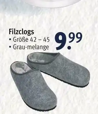 Rossmann Filzclogs Angebot