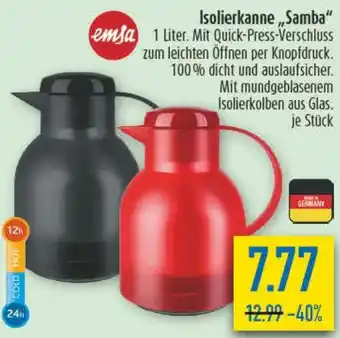 diska Emsa Isolierkanne „Samba" Angebot