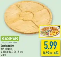 diska KESPER Servierteller Angebot