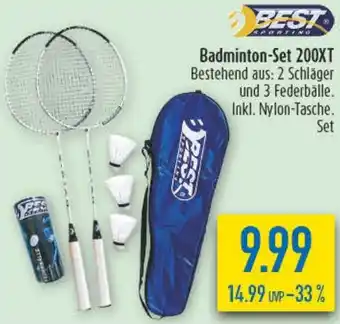 diska BEST Badminton-Set 200XT Angebot