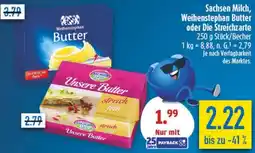 diska Sachsen Milch, Weihenstephan Butter oder Die Streichzarte Angebot