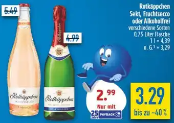 diska Rotkäppchen Sekt, Fruchtsecco oder Alkoholfrei Angebot