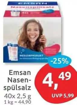 Budni Emsan Nasenspülsalz Angebot