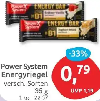 Budni Power System Energyriegel Angebot
