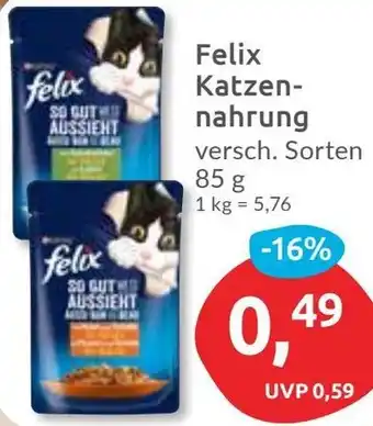 Budni Felix Katzennahrung Angebot