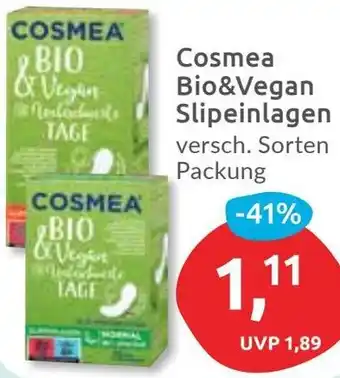 Budni Cosmea Bio&Vegan Slipeinlagen Angebot